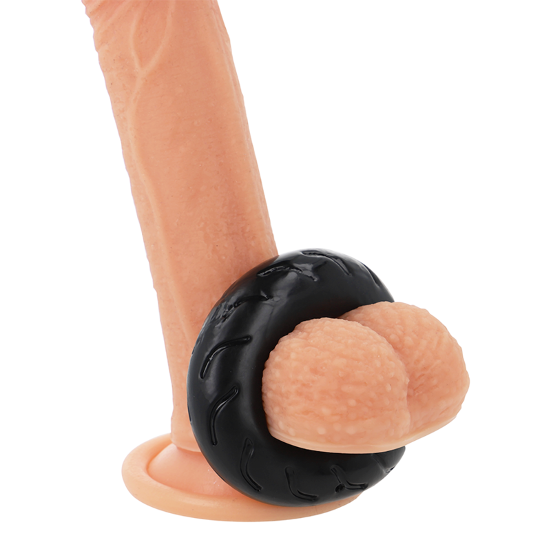 POWERING - ANNEAU PÉNIS SUPER FLEXIBLE ET RÉSISTANT 5CM PR08 NOIR - Sensualia