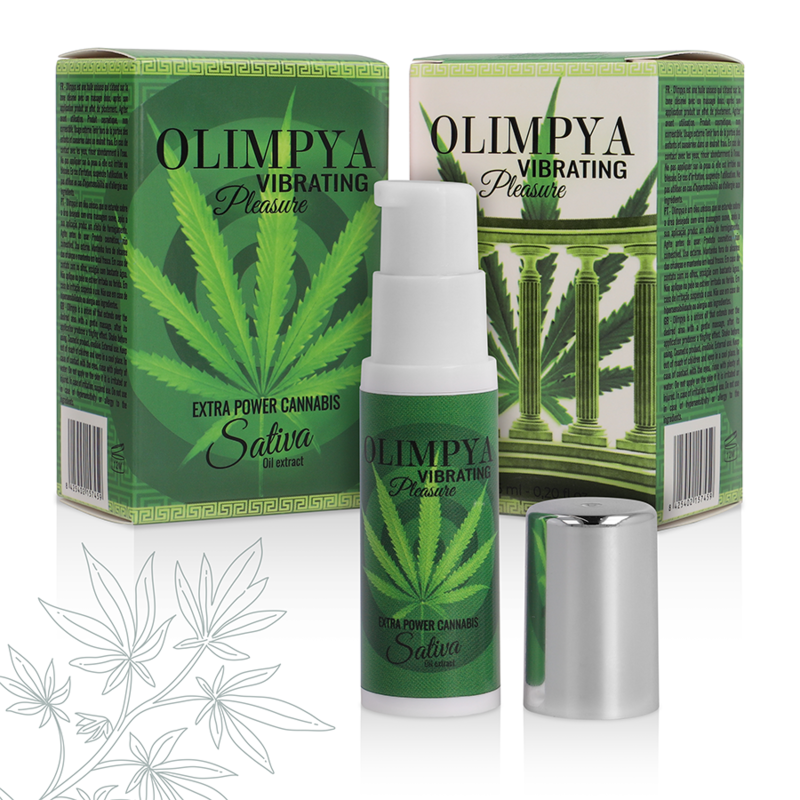 OLIMPYA - VIBRATING PLEASURE CANNABIS EXTRA SATIVA - Sensualia