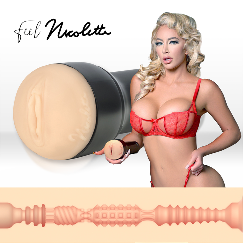 KIIROO - KEON + FEEL NICOLETTE SHEA STROKER + LUBRIFIANT DE QUALITÉ AQUA 50 ML - Sensualia