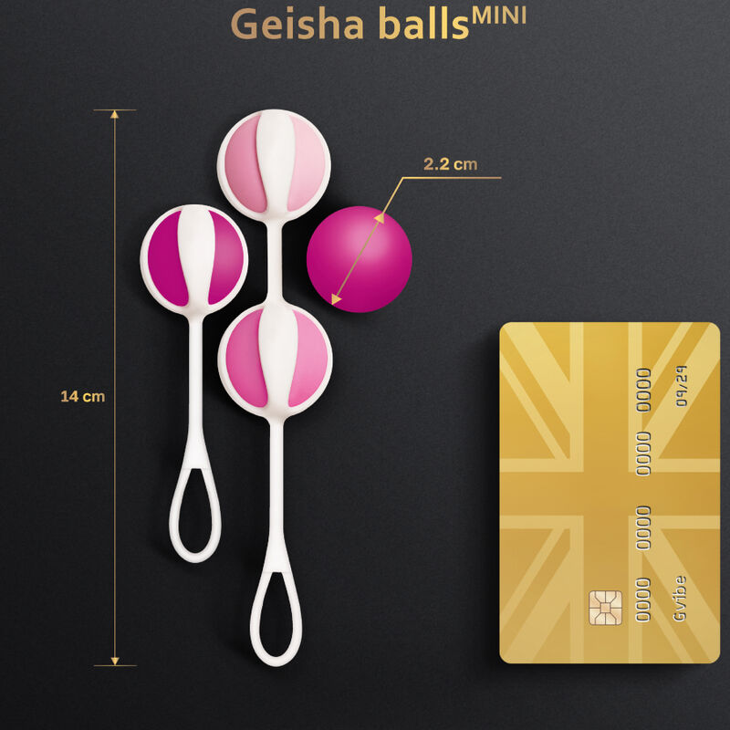 G-VIBE - SET 4 BOULES DE GEISHA MINI VIOLET - Sensualia
