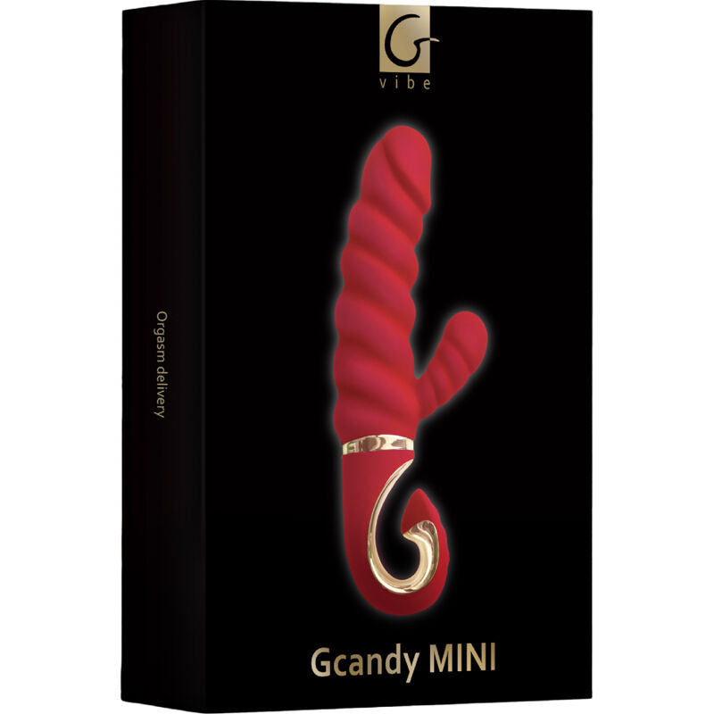 G-VIBE - VIBRATEUR GCANDY MINI ROUGE EN SILICONE - Sensualia
