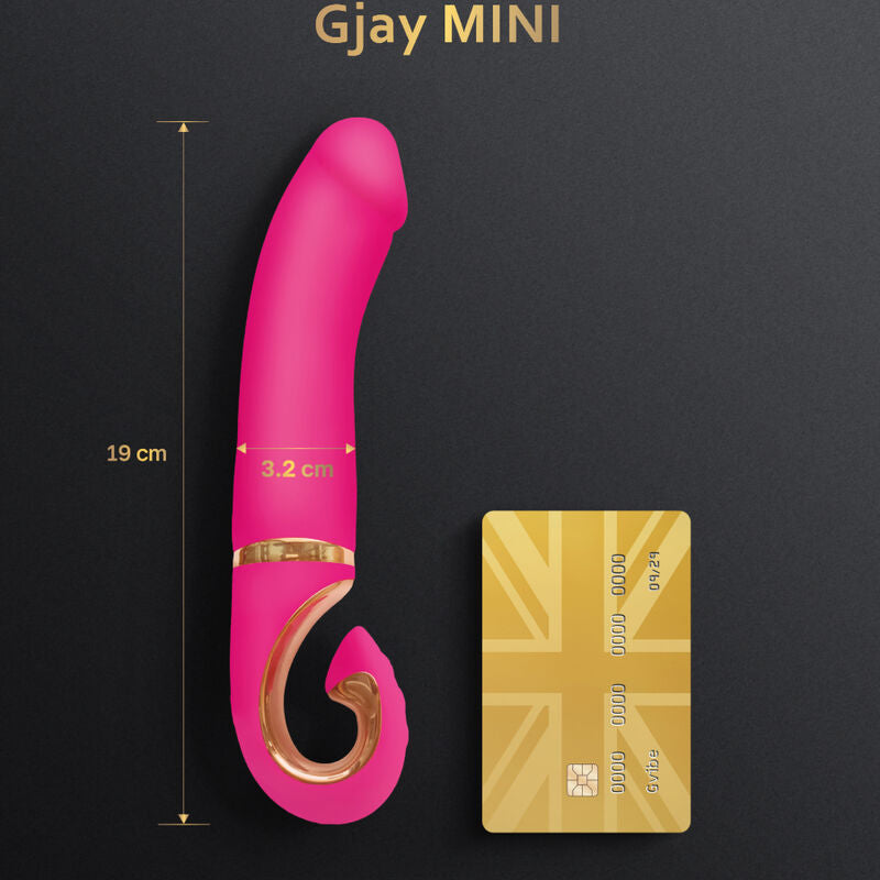 G-VIBE - VIBRATEUR GJAY MINI ROSE EN SILICONE - Sensualia
