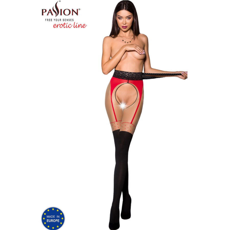 PASSION - TIOPEN 003 MEDIAS ROJO 1/2 (20/40 DEN) - Sensualia