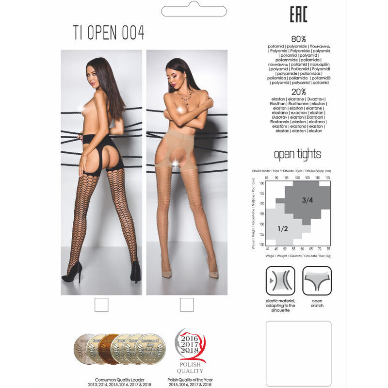 PASSION - TIOPEN 004 MEDIAS NEGRO 3/4 40 DEN - Sensualia