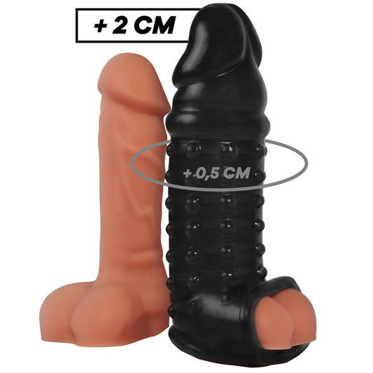 VIRILXL - EXTENSION ET GAINE DE PÉNIS V11 NOIR VIRILXL