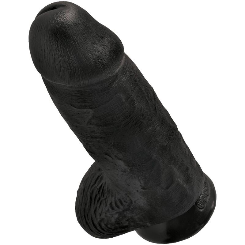 KING COCK - PÉNIS RÉALISTE CHUBBY 23 CM NOIR - Sensualia