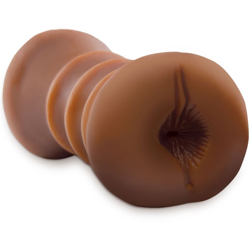 FETISH FANTASY EXTREME - MASTURBATEUR RÉALISTE À DOUBLE ENTRÉE VAGIN & ANO MARRON - Sensualia