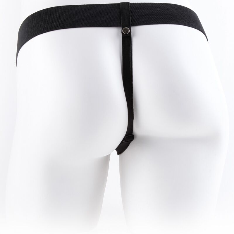 FETISH FANTASY SERIES - HARNAIS RÉGLABLE TÉLÉCOMMANDE PÉNIS RÉALISTE AVEC TESTICULES 17,8 CM - Sensualia