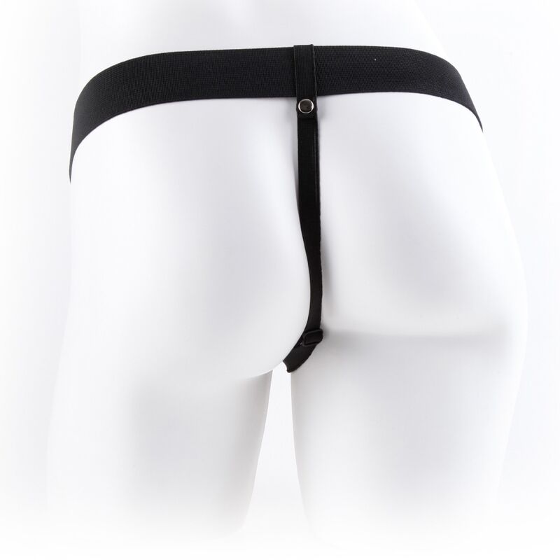 FETISH FANTASY SERIES - HARNAIS RÉGLABLE TÉLÉCOMMANDE PÉNIS RÉALISTE AVEC TESTICULES 23 CM - Sensualia