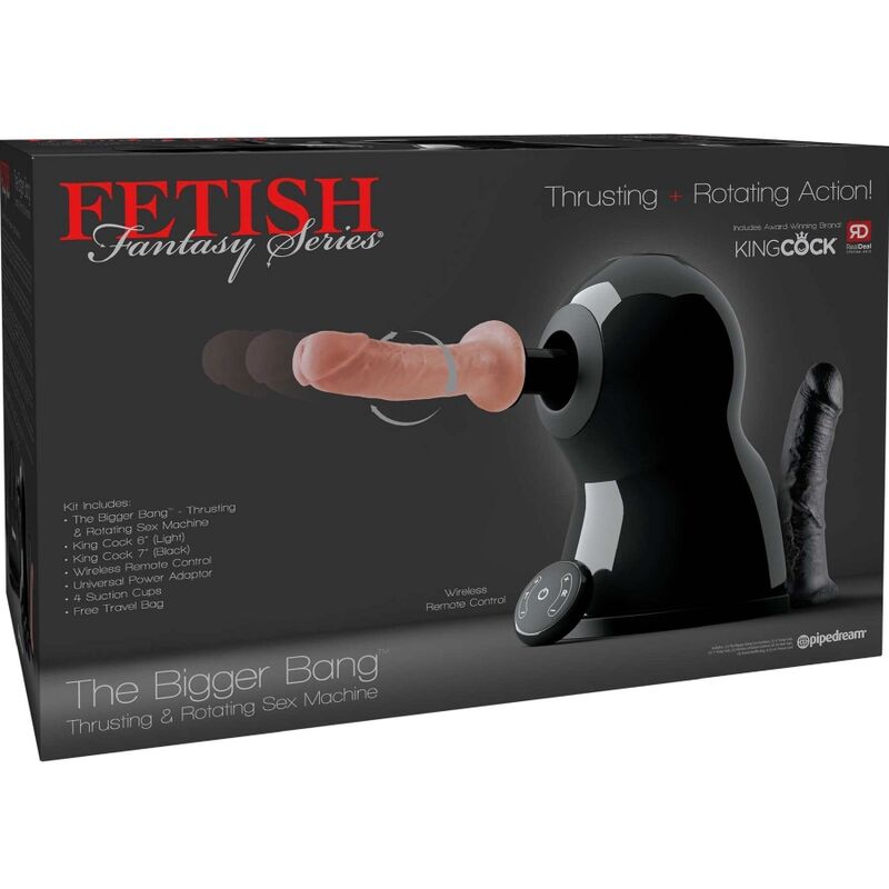 FETISH FANTASY SERIES - SEX MACHINE PLUS GRANDE ROTATION ET POUSSE DE BANG - Sensualia