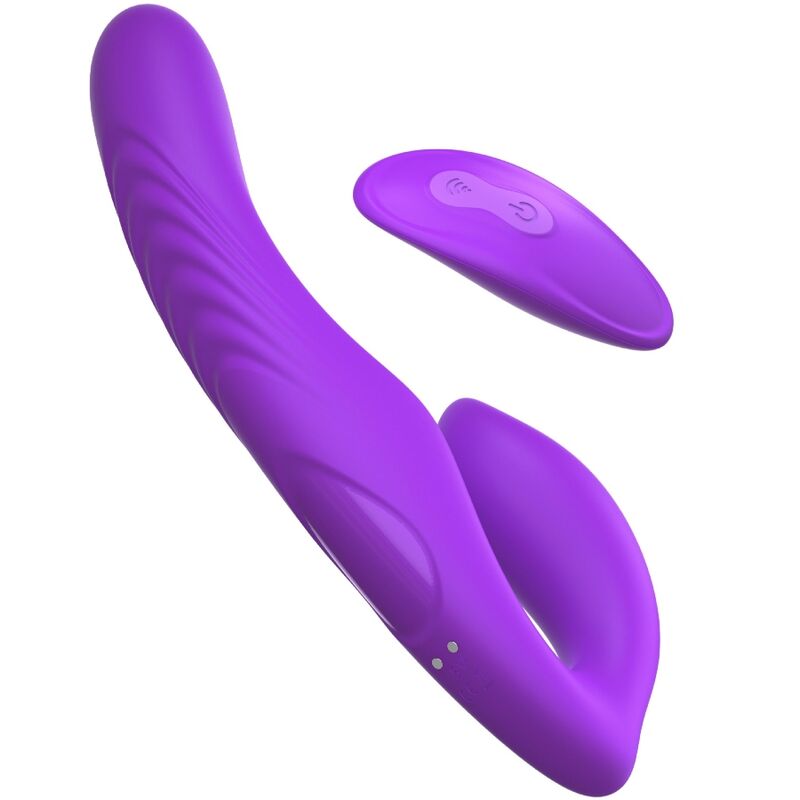 FANTASY FOR HER - VIBRATEUR DOUBLE PÉNÉTRATION TÉLÉCOMMANDE 9 NIVEAUX VIOLETS - Sensualia