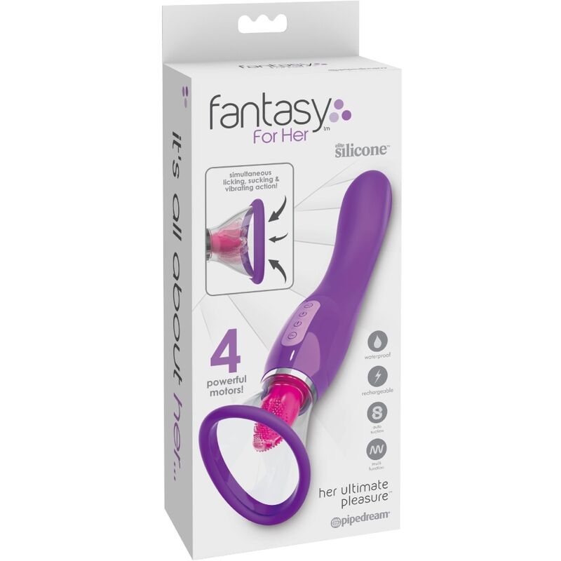 FANTASY FOR HER - CLITORIS SUCKER VIOLET STIMULANT LANGUE - Sensualia