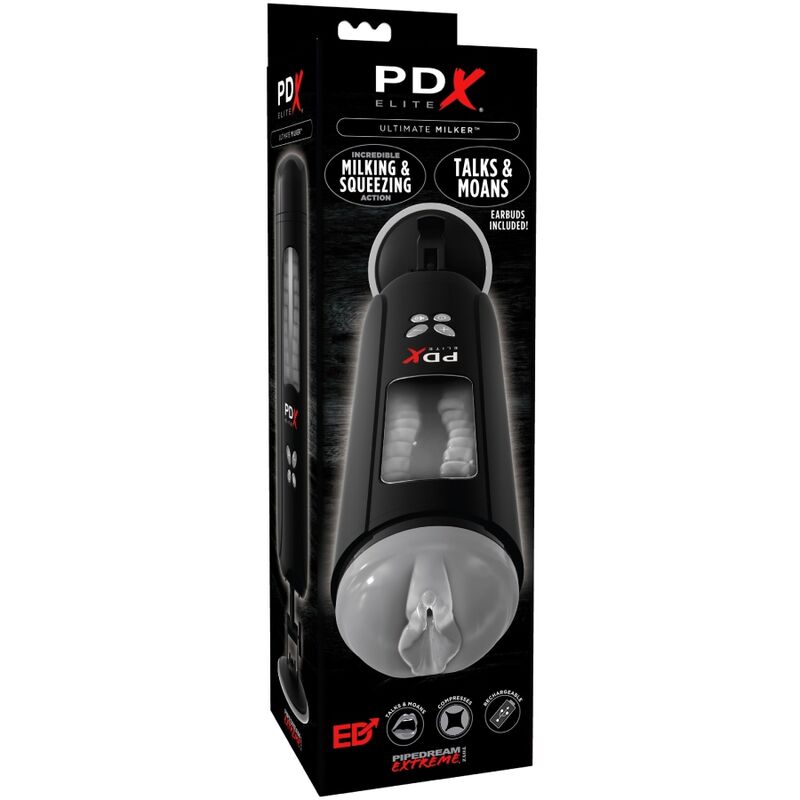 PDX ELITE - STROKER ULTIMATE MILKER AVEC VOIX - Sensualia