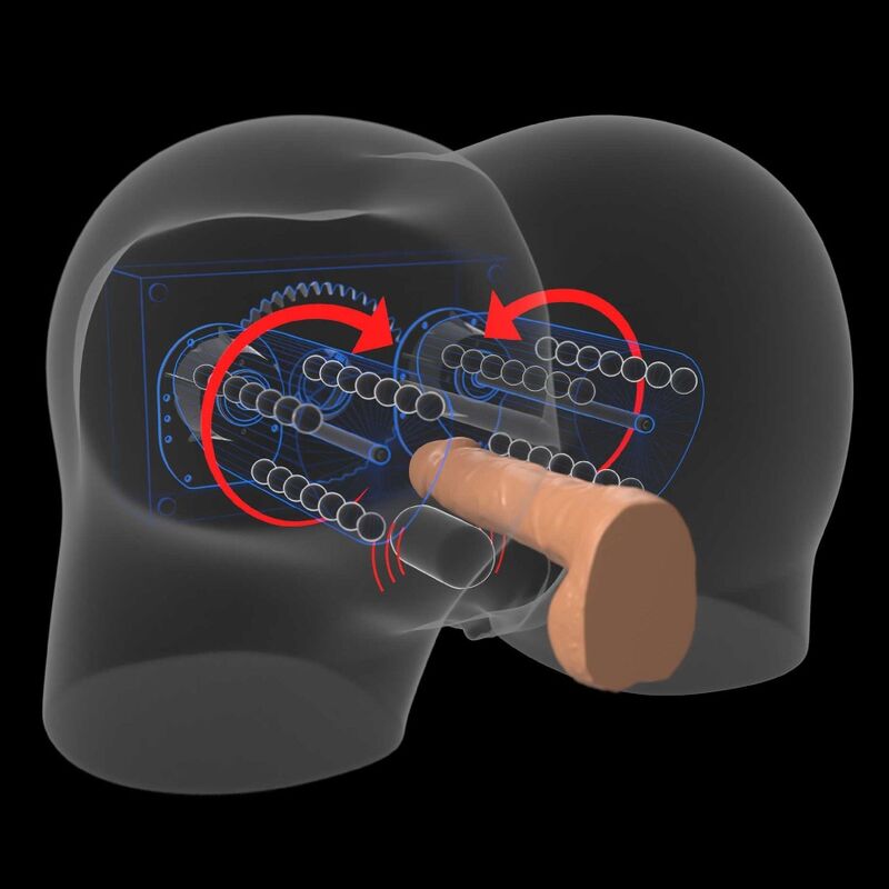 PDX ELITE - MÉGA MASTURBATEUR MILK ME SILLY VAGINA & ANO BROWN - Sensualia