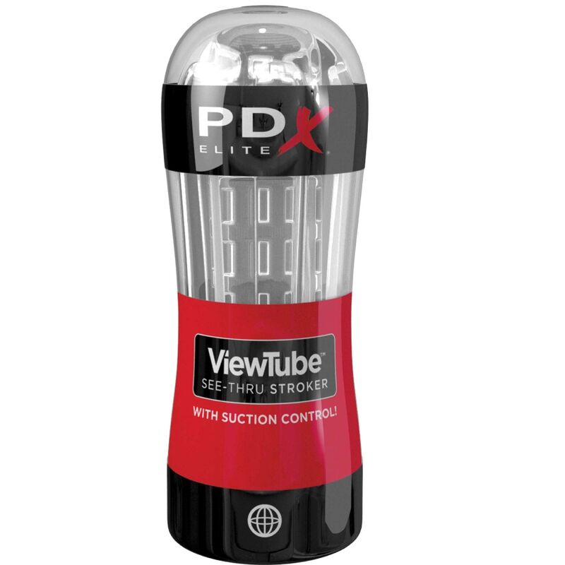 PDX ELITE - STROKER VIEWTUBE CONTROL ASPIRATION TRANSPARENT - Sensualia