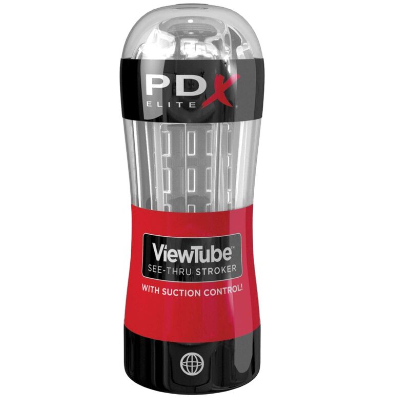 PDX ELITE - STROKER VIEWTUBE CONTROL ASPIRATION TRANSPARENT - Sensualia