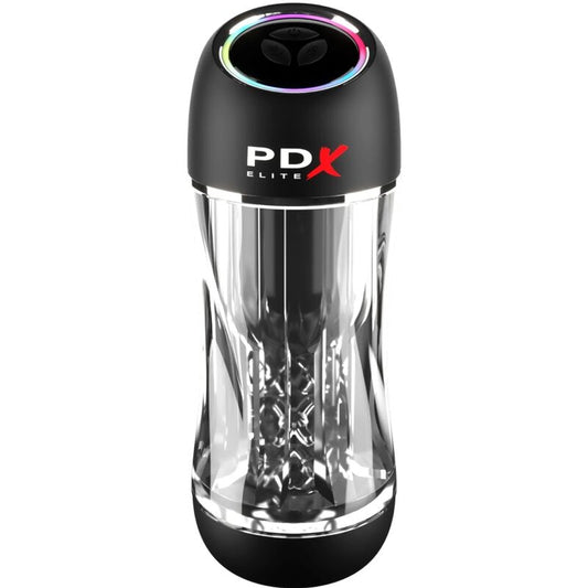 PDX ELITE - VIBRATEUR STROKER VIEWTUBE PRO TRANSPARENT - Sensualia