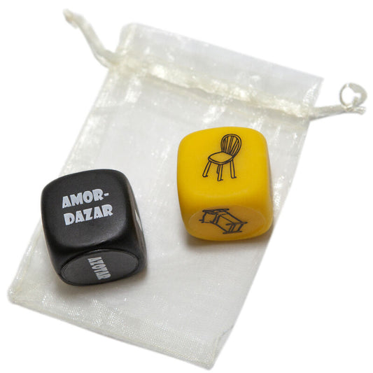 DIABLO PICANTE - SAC DE JEU AVEC DÉS SADO 3 MM x 3 MM + ARTICLE DÉS - Sensualia