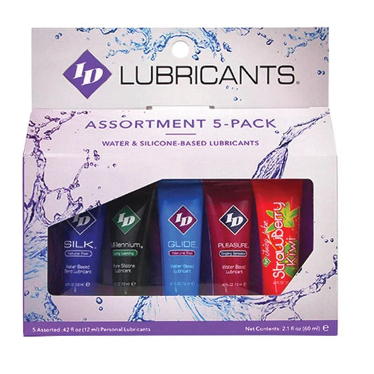 ID JUICY LUBE - ASSORTIMENT DE 5 TUBES DE LUBRIFIANT 12 ML - Sensualia