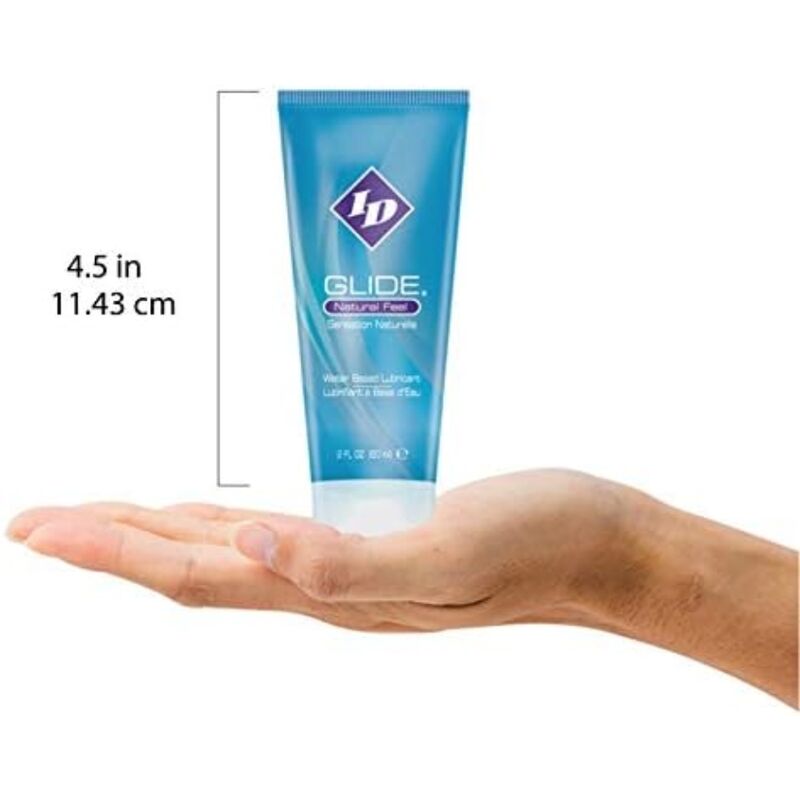 ID GLIDE - LUBRIFIANT BASE D'EAU TUBE DE VOYAGE ULTRA LONGUE DURÉE 60 ML - Sensualia