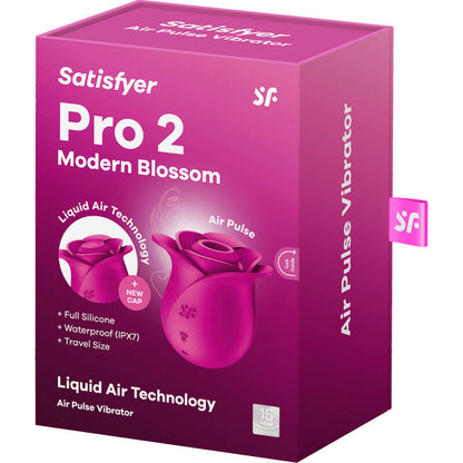 SATISFYER - AIR PULSE VIBRATEUR FLEUR MODERNE PRO 2 - Sensualia