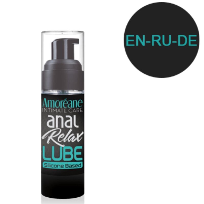 AMOREANE - LUBRIFIANT ANAL À BASE DE SILICONE 30 ML EN/RU/DE AMOREANE