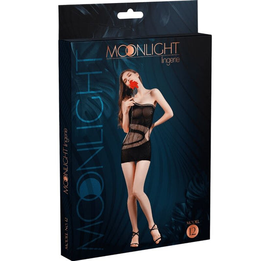 MOONLIGHT - ROBE MODÈLE 12 NOIR TAILLE UNIQUE MOONLIGHT