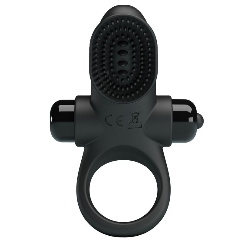 PRETTY LOVE - VIBRATOR RING II POUR LE PÉNIS NOIR - Sensualia
