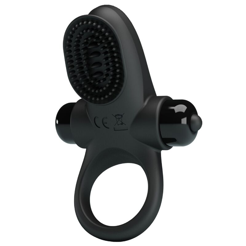 PRETTY LOVE - VIBRATOR RING II POUR LE PÉNIS NOIR - Sensualia