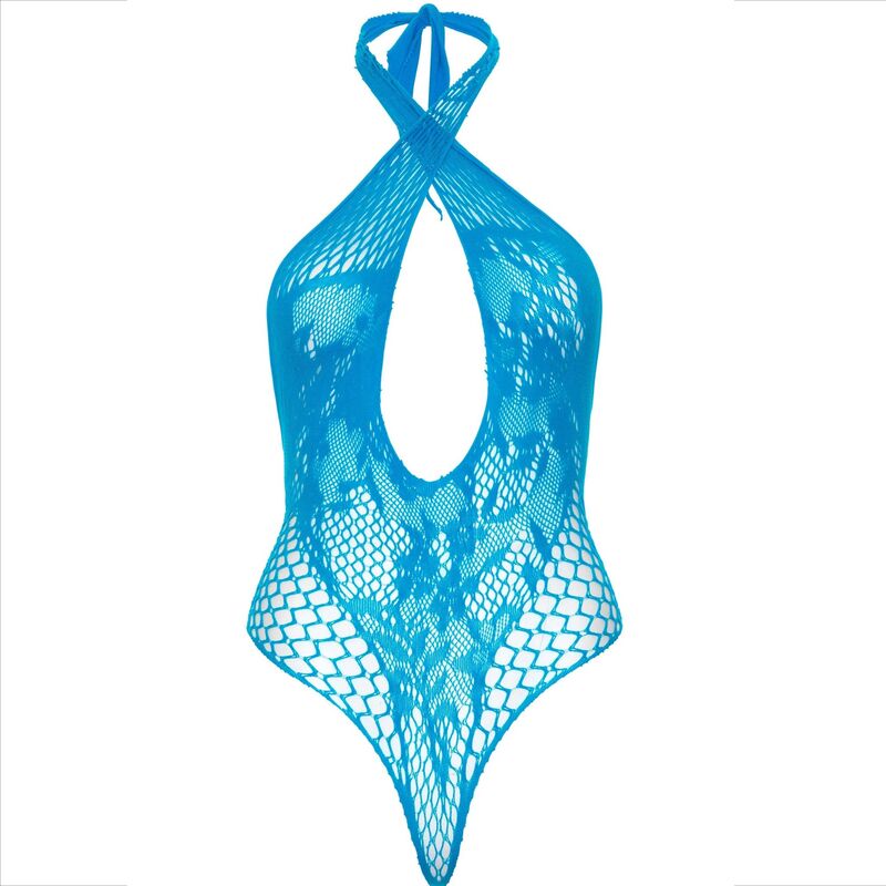 LEG AVENUE - LICOL TEDDY AVEC DENTELLE BLEU - Sensualia