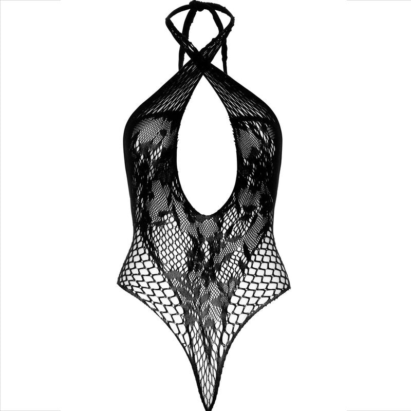 LEG AVENUE - LICOL TEDDY AVEC DENTELLE NOIR - Sensualia