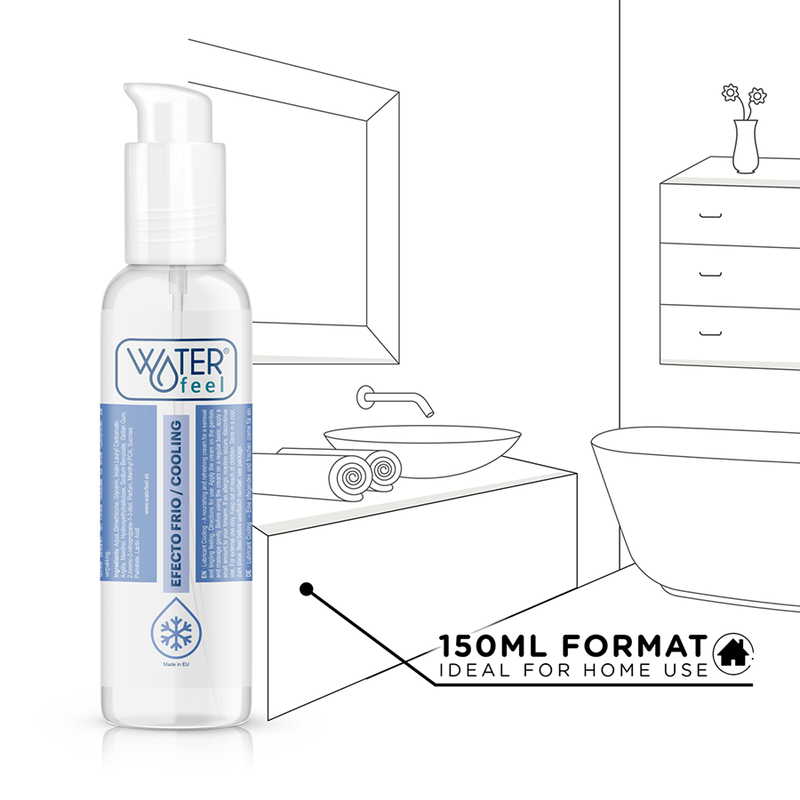 WATERFEEL - LUBRIFIANT EFFET FROID 150 ML - Sensualia