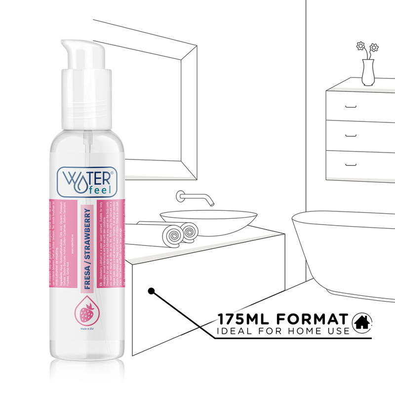 WATERFEEL - LUBRIFIANT À BASE D'EAU DE FRAISE 175 ML WATERFEEL