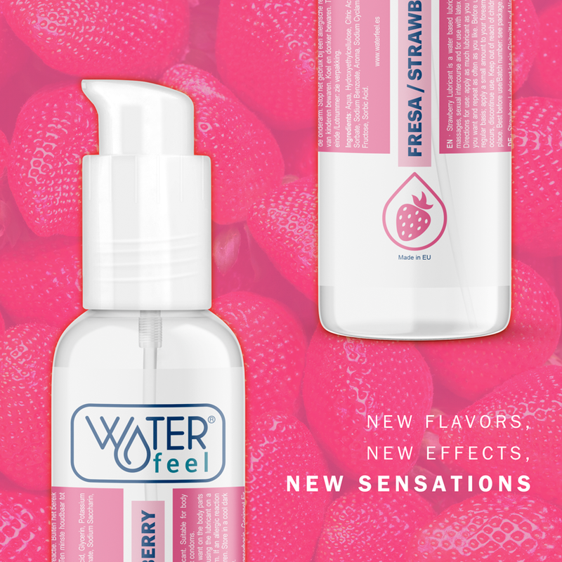 WATERFEEL - LUBRIFIANT À BASE D'EAU DE FRAISE 175 ML WATERFEEL