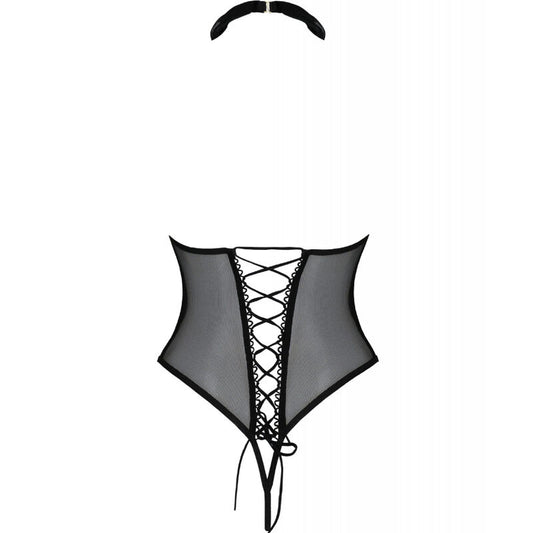 PASSION - TRISHA BODY ABIERTO NEGRO S/M - Sensualia