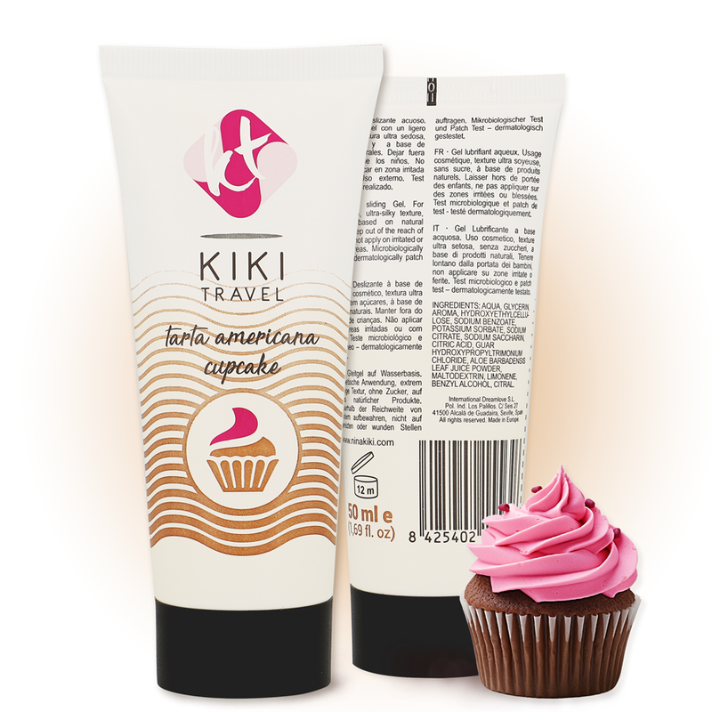 KIKÍ TRAVEL - CUPCAKE LUBRIFIANT 50 ML - Sensualia