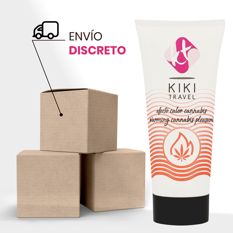 KIKÍ TRAVEL - CANNABIS LUBRIFIANT EFFET CHAUD 50 ML - Sensualia