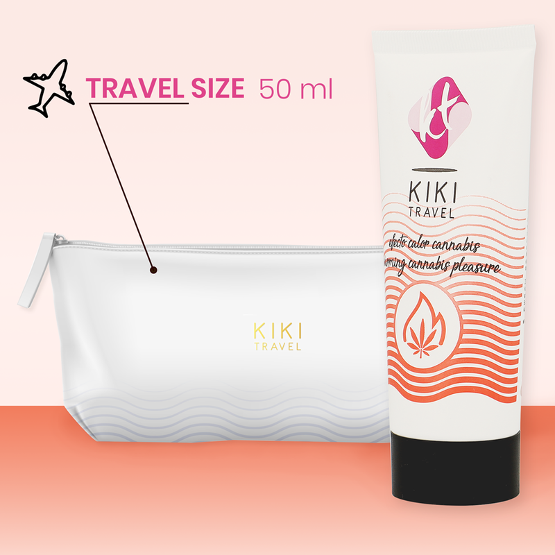 KIKÍ TRAVEL - CANNABIS LUBRIFIANT EFFET CHAUD 50 ML - Sensualia