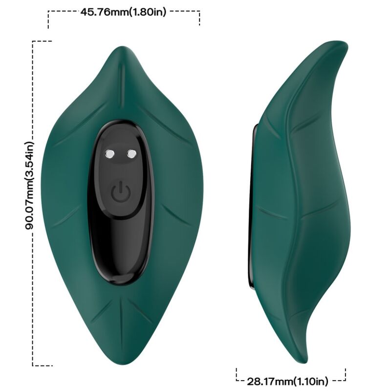 ARMONY - TÉLÉCOMMANDE STIMULATEUR & VIBRATEUR VERT - Sensualia