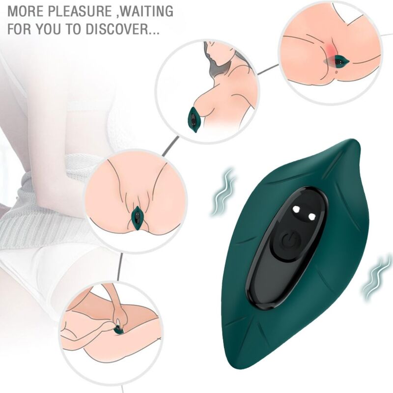 ARMONY - TÉLÉCOMMANDE STIMULATEUR & VIBRATEUR VERT - Sensualia