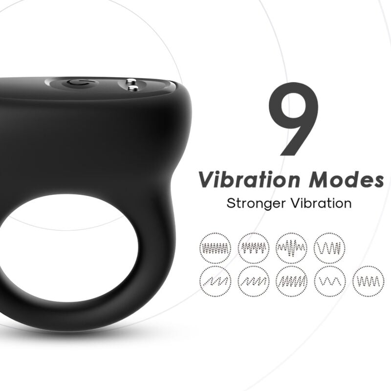 ARMONY - ANNEAU VIBRATEUR NOIR ARMONY FOR HIM