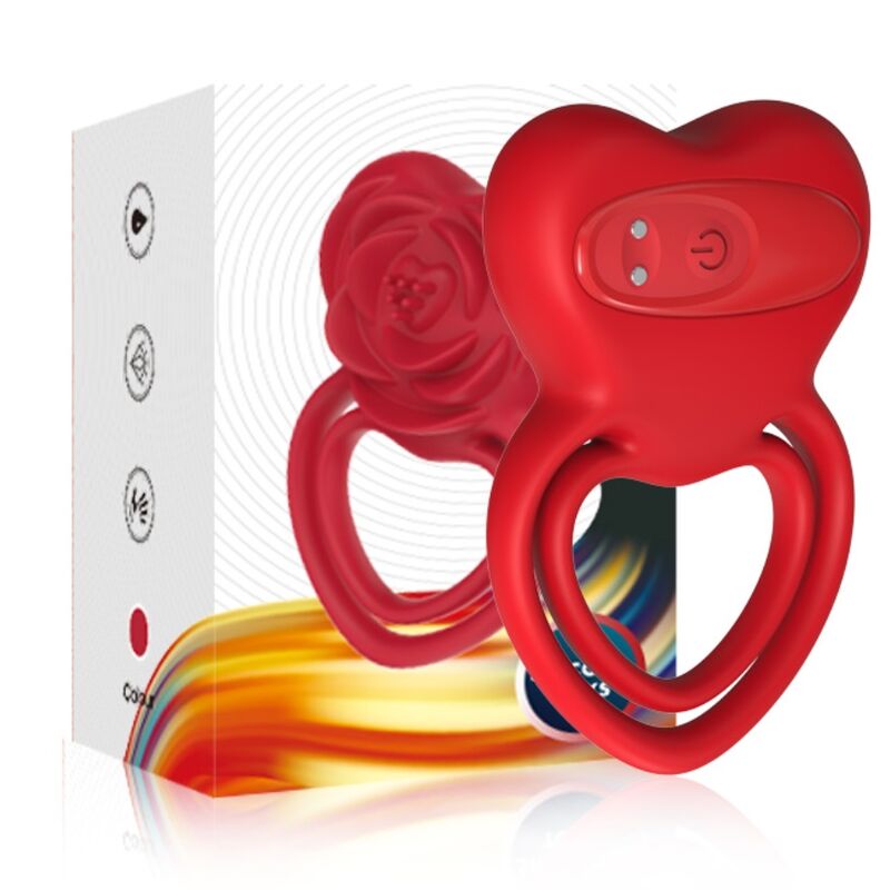 ARMONY - ANNEAU VIBRATEUR COEUR ROUGE ARMONY FOR HIM