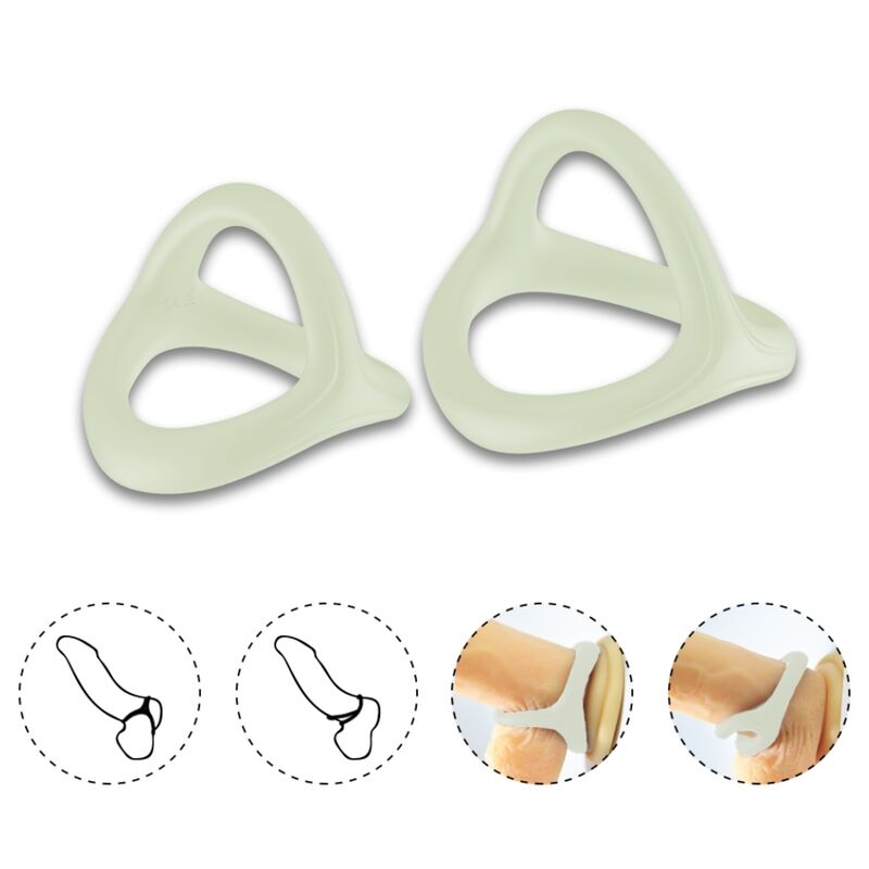 ARMONY - BAGUE DOUBLE SILICONE TRESOR LUMINEUSE ARMONY FOR HIM
