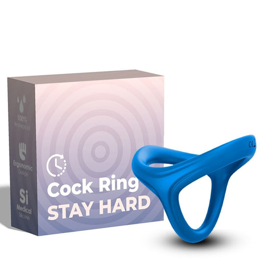 ARMONY - BAGUE DOUBLE SILICONE TRESOR BLEU ARMONY FOR HIM