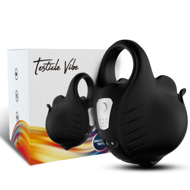 ARMONY - ANNEAU VIBRATEUR VENTOUSES NOIR ARMONY FOR HIM