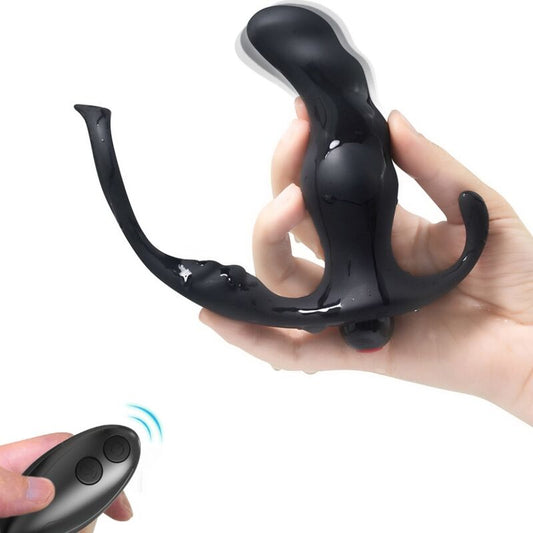 ARMONY - KNIGHT VIBRATEUR ANAL PROSTATE & ANNEAU TÉLÉCOMMANDE NOIR - Sensualia
