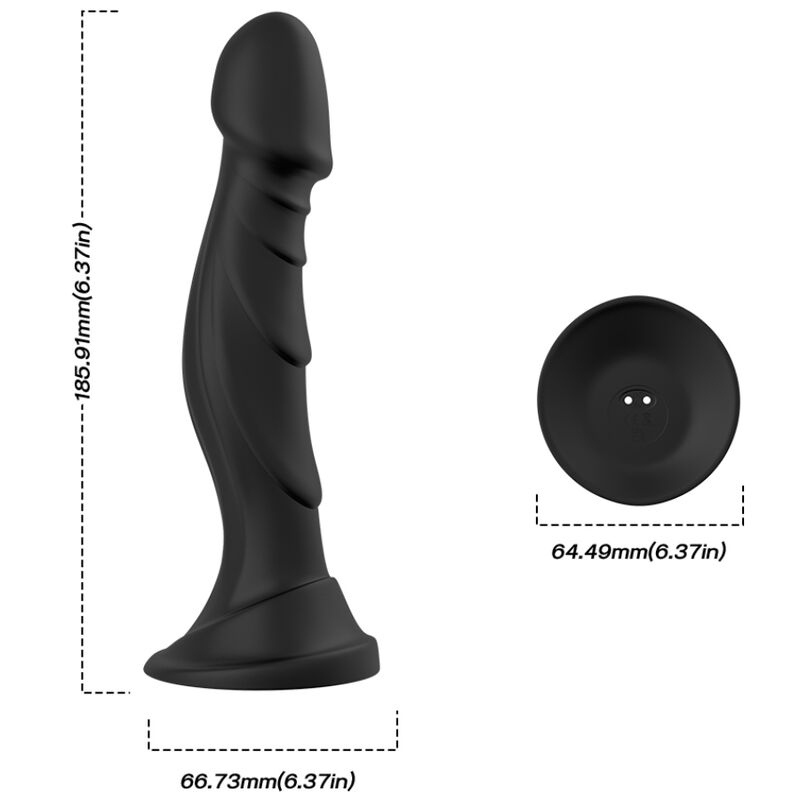 ARMONY - GODE VIBRATEUR & PLUG ANAL TÉLÉCOMMANDE NOIR - Sensualia
