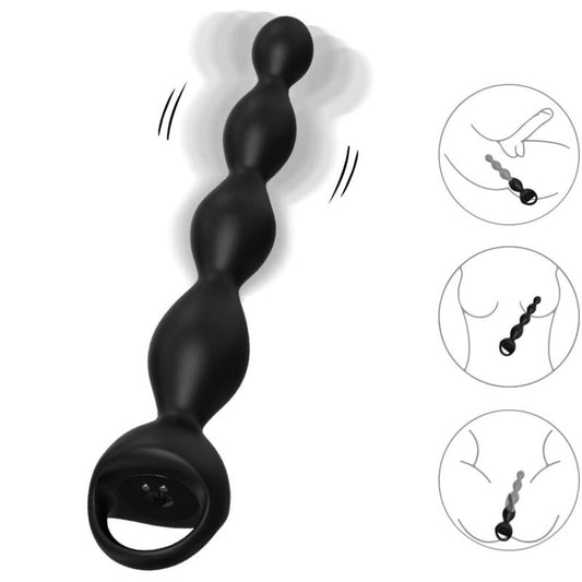 ARMONY - PLUG ANAL VIBRATEUR DOIGT NOIR - Sensualia