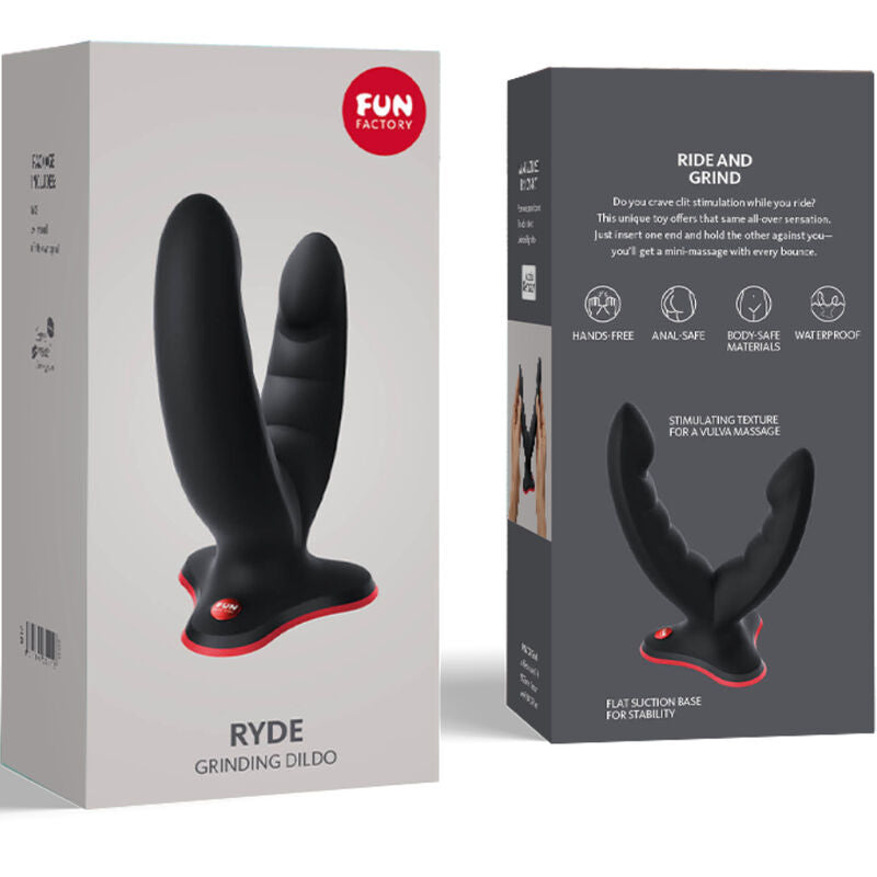 FUN FACTORY - RYDE CONSOLADOR & MASAJEADOR DOBLE VERDE - Sensualia
