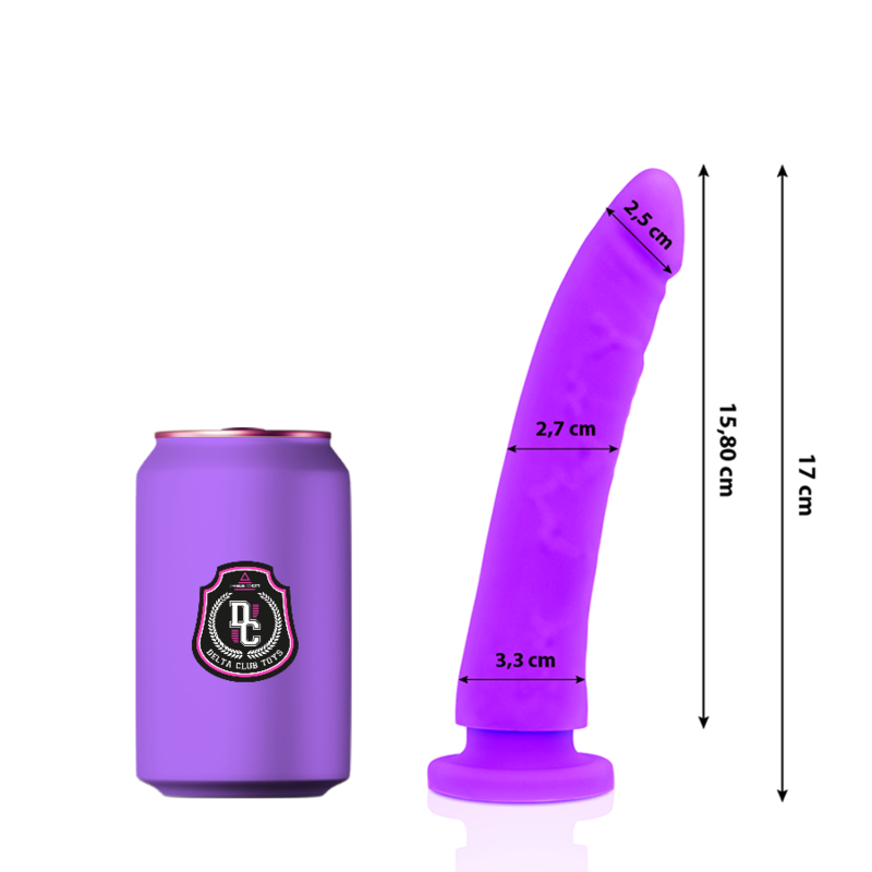 DELTA CLUB - TOYS GODE MÉDICAL LILAS SILICONE 17 CM -O- 3 CM - Sensualia